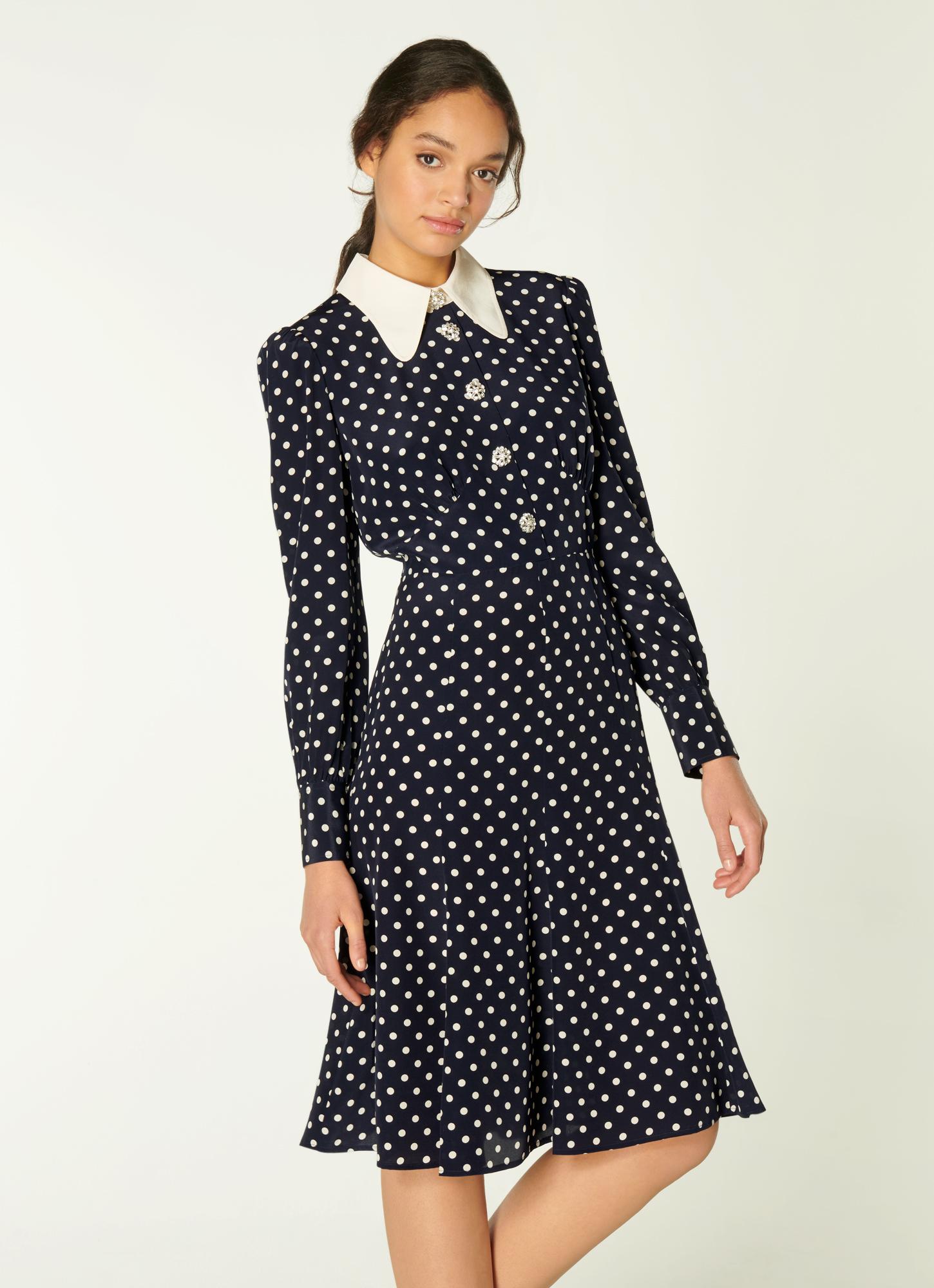 lk bennett polka dot